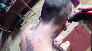 Chassidy Lynn - Haircut, Shaved Head