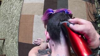 Chassidy Lynn - Haircut, Shaved Head