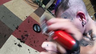 Chassidy Lynn - Haircut, Shaved Head