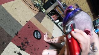 Chassidy Lynn - Haircut, Shaved Head