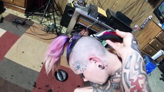 Chassidy Lynn - Haircut, Shaved Head