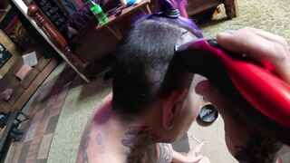 Chassidy Lynn - Haircut, Shaved Head