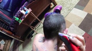 Chassidy Lynn - Haircut, Shaved Head