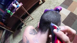 Chassidy Lynn - Haircut, Shaved Head