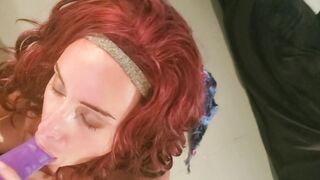 AHeGaO BlowJOB & DeePThroat by Daddie Star, CartOOn FaCe Beautiful Blue Eyes