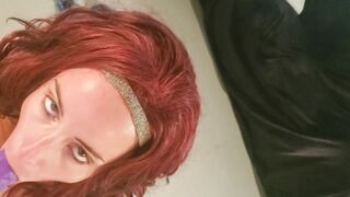 AHeGaO BlowJOB & DeePThroat by Daddie Star, CartOOn FaCe Beautiful Blue Eyes