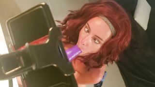 AHeGaO BlowJOB & DeePThroat by Daddie Star, CartOOn FaCe Beautiful Blue Eyes