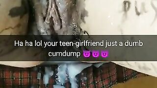 Your teen girlfriend is our free public college cumdump!