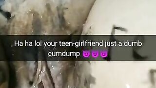 Your teen girlfriend is our free public college cumdump!