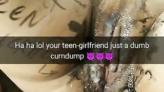 Your teen girlfriend is our free public college cumdump!