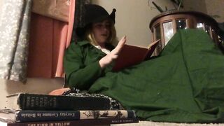 Victorian Socialite Gets Bored Studying, Rubs Pussy