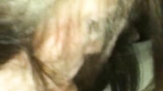 Cheating redhead looking hot sucking dick