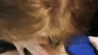 redhead loves to suck