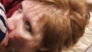 redhead loves to suck