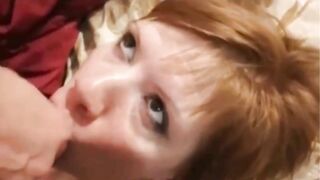 redhead loves to suck