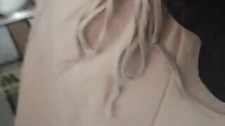 ムラムラして洗い物中の妻にそのまま激しい立ちバックで種付け