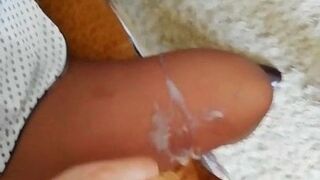 Russian wife handjob pantyhose