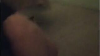Masturbating my pussy in front of the mirror after school