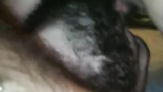 BBC breeding hubby cleans up the creampie
