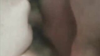 Step Mom gets fucked in back seat by step son best friend and creampie her pussy..she begs him to impregnate her