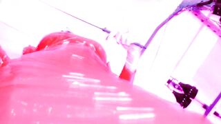Kink Hot Fetish Milf Domina Eva Femdom Goddess Red Latex High Heels Solo BDSM Mature Mistress