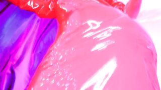Kink Hot Fetish Milf Domina Eva Femdom Goddess Red Latex High Heels Solo BDSM Mature Mistress