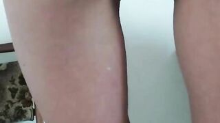 sex machine, fucking from behind the dripping pussy of a sexy skinny girl