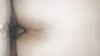 Full anal with teen GF deep with cum inside. Ass gape and creampie amateur