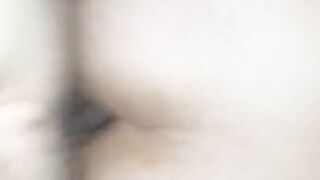 Full anal with teen GF deep with cum inside. Ass gape and creampie amateur