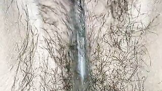 Horny Step Mom Playing with Hairy Pussy