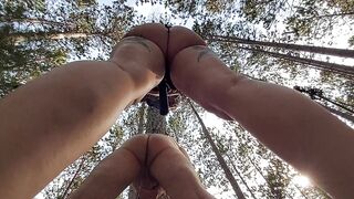 Hot POV Outdoor Pegging!
