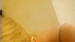 Chelsi Marie earns money for the mall with her slutty tongue