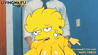 ADULT LISA SIMPSON PRESIDENT - 2D Cartoon Real hentai #2 DOGGYSTYLE Big ANIMATION Ass Booty Cosplay