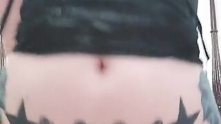 Wifey Rides Hubby Reverse Cowgirl on His Hard Cock