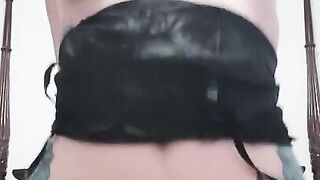 Wifey Rides Hubby Reverse Cowgirl on His Hard Cock