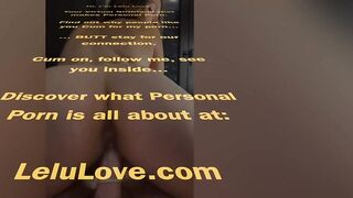 Babe sucking YOUR dick b4 reverse cowgirl twerk bouncing on you talking slutty & dirty to cumshot on ass - Lelu Love