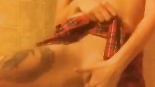 Horny Little StepSister Takes Big Dildo In The Ass Til She Squirts & Creams - Pormhub school girl