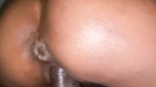 Married Ebony Cougar creaming up my dick pt 1