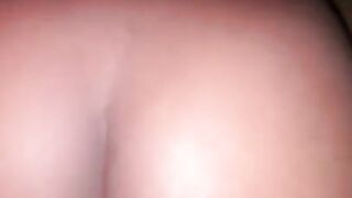 Riding my ass on his sweet dick till he cums