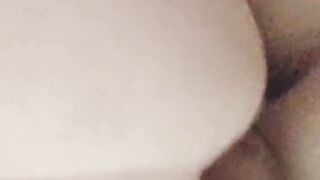 Close-up doggy fuck n cum on ass