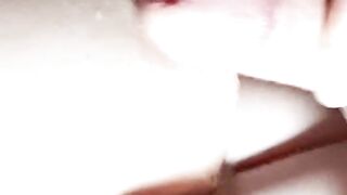Close-up doggy fuck n cum on ass