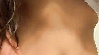 Playing with my nipples and squeezing my perky tits