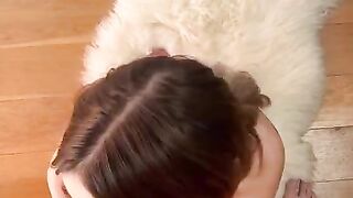 HUGE facial on cute British amateur  - Jade Vow