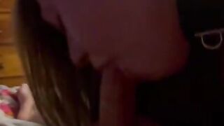 Deepthroating big cock
