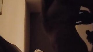 Loud latina cums in two minutes