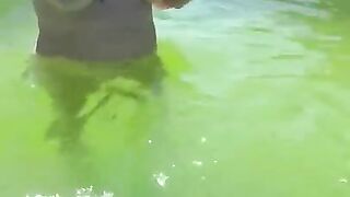 Naked Women Pool Cleaning Teaser