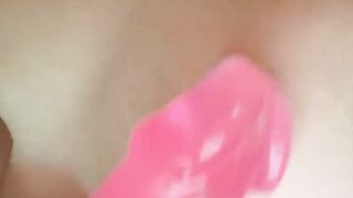 Riding my pink dildo add me on snap juicyandreaj