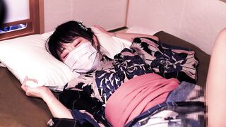 【人妻NTR】浴衣で擦られ焦らされまくる人妻をアップで視姦♡