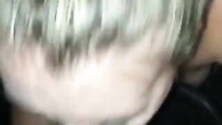 She Begs Me to learn how to car blowjob after shopping