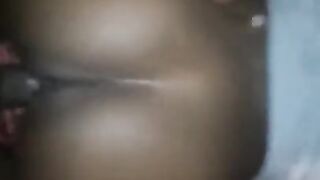 Fucking that wet pussy ( ebony without a condom)
